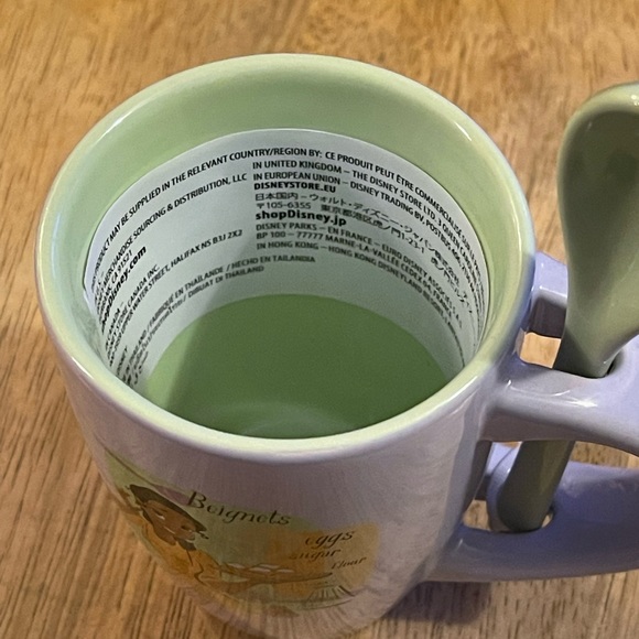 Princess Tiana Beignets Tea Coffee Mug Cup with Spoon NWT - Picture 5 of 10